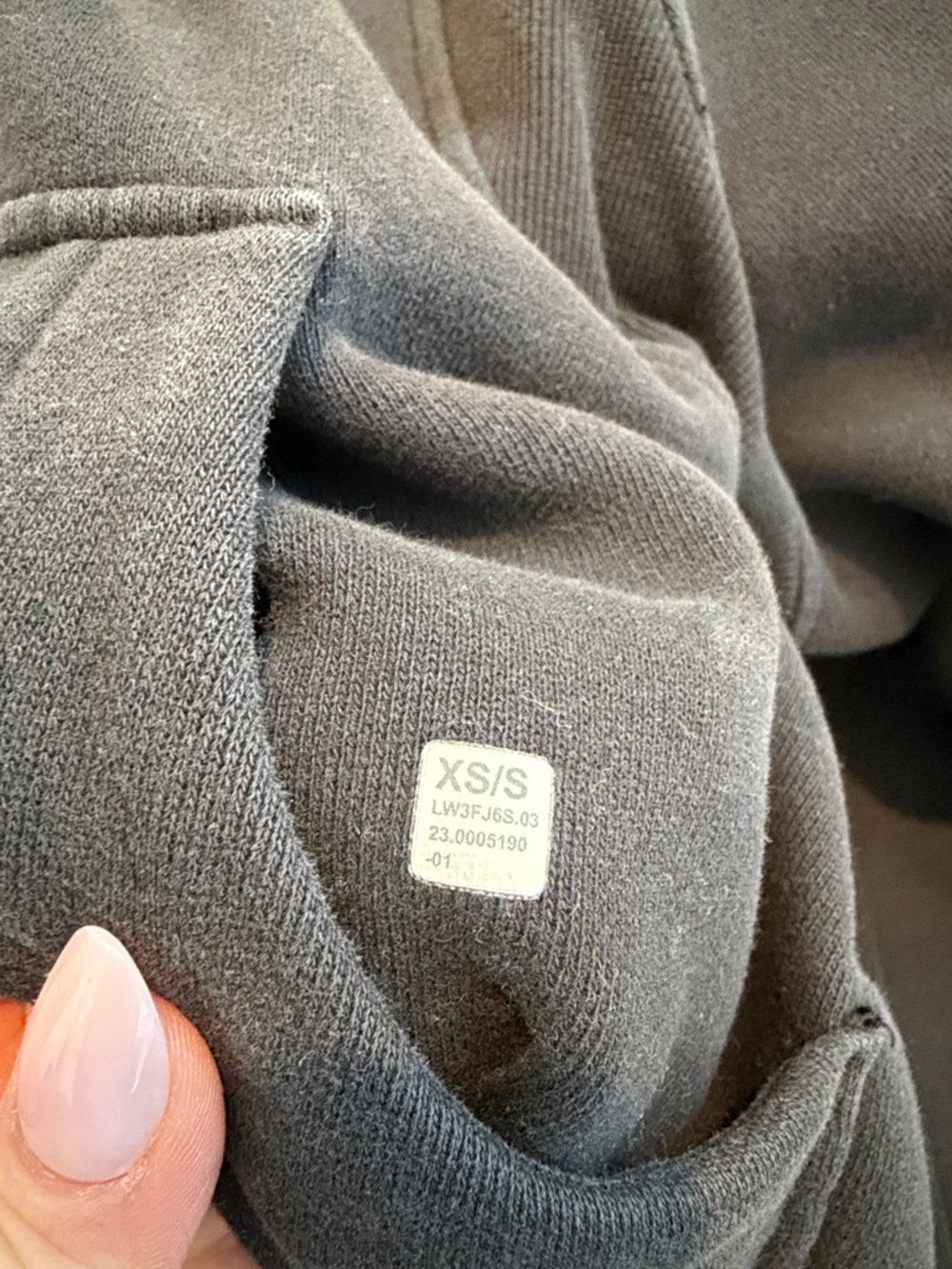 Lululemon Scuba Oversized Funnel Neck Black Sweatshirt Women’s Size XS | S - Picture 12 of 14